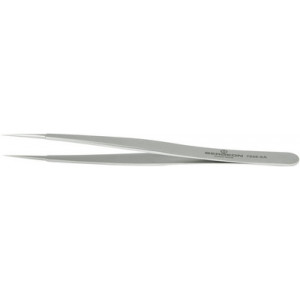 Brucelles B-ANTIMAG en acier antimagnétique, finition soignée, pointes 0A, bonne résistance aux acides et à la corrosion, longueur 120 mm