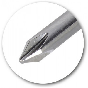 'Mèche cruciforme "Phillips" en acier inox, Ø 1.20 mm, en paquet de 10 pièces