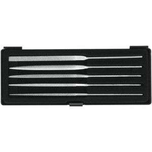 Assortiment de 5 limes aiguilles diamantées Classic, en boîte