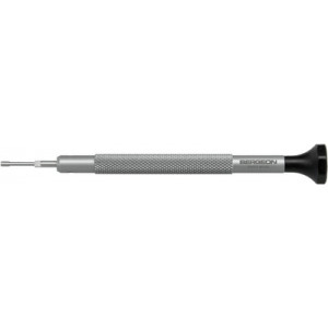 Outil pour tourner les pitons Etachron, manche en aluminium éloxé, pointe en inox trempé 54 HRC