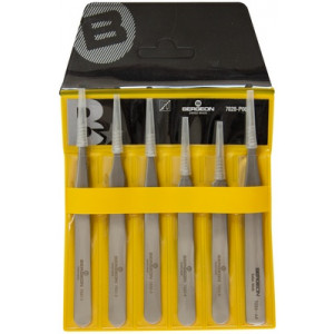 Assortiment de 6 brucelles B-STAR en acier 100% antimagnétique Superalloy, finition soignée, dureté jusqu'à 6 fois supérieur aux acier antimagnétiques "communs", très bonne résistance à la corrosion, à la chaleur (800°) et aux acides, en pochette pla