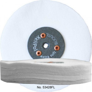 XeliLPol extra-soft, Ø 125x24mmdisque, toile flanelle, max. 1‘500 trs/min