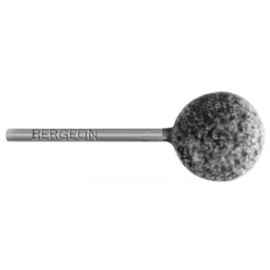 Meule en carbure de silicium, Ø 13 mm, sur tige acier Ø 2.35 mm