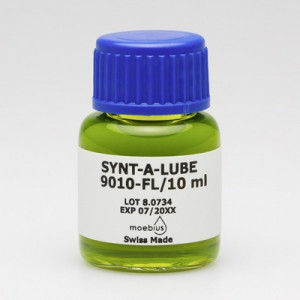 Huile MOEBIUS Synt-A-Lube 9010, fluorescente, 100% synthétique, pour les parties réglantes et les mobiles rapides, 10 ml