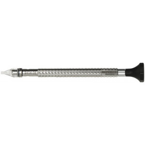 Chasse-aiguilles à tête tournante avec embout en matière synthétique, jaune, Ø 0.60 mm