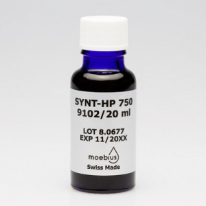 Huile MOEBIUS Synt-HP-750 9102, 100% synthétique, pour haute pression, 20 ml
