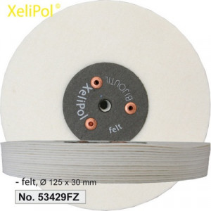 XeliLPol felt, Ø 125x30mmdisque, feutre