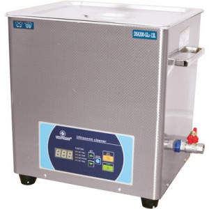 Appareil Ultrason GL 200-2 avec affichagenumérique, minuteur, chauffage, indicateur detempérature avec réglage, vidange et couvercle