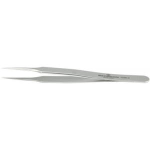 Brucelles B-ANTIMAG en acier antimagnétique, finition soignée, pointes 4, bonne résistance aux acides et à la corrosion, longueur 110 mm