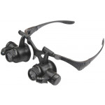 Lunettes avec 2 loupes et éclairage LED intégré