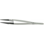 Brucelles avec embouts remplaçables en fibre de carbone, pointes 2A, longueur 130 mm