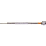 Tournevis d'horloger en laiton chromé, Ø 0.50 mm