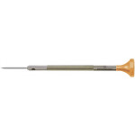 Tournevis d'horloger en acier inox, Ø 1.80 mm, tête ergonomique en matière synthétique POM autolubrifiant