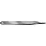 Brucelles en acier inox Dumont, pointes 00, longueur 120 mm
