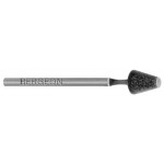 Meule en carbure de silicium, Ø 6.5 mm, sur tige acier Ø 2.35 mm
