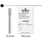 Equarrissoir à pivots, 5 pans, longueur 13 mm, Ø 0.05 mm, en paquet de 12 pièces