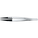 Brucelles avec embouts remplaçables en teflon, pointes 2A, longueur 130 mm