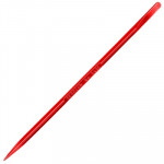 Cheville en plastique rouge, pointue et plate, longueur 135.00 mm, Ø 4.00 mm