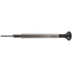 Tournevis d'horloger à profilé spécial, Ø 1.00 mm, en acier inox, tête ergonomique en matière synthétique POM autolubrifiant