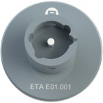 Porte-mouvement spécifique ETA E01.001, calibre 4 7/8’’’, en aluminium anodisé