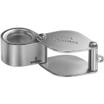 Loupe triplet pour diamantaire pliante, lentille Ø 12 mm, grossissement 10 x