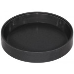 Godet à fournitures rond en plastique noir, Ø 30 x 10 mm