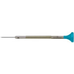 Tournevis d'horloger en acier inox, Ø 1.50 mm, tête ergonomique en matière synthétique POM autolubrifiant
