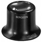 Loupe (micros) en matière synthétique noir No 1,5, grossissement 6,7 x