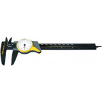 Pied à coulisse à cadran, graduation du cadran 0.1 mm, capacité 150 mm, longueur 224 mm