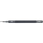 Outil pour ouvrir les verrous de cadran, fourche en acier inoxydable, poli, manche en aluminium anodisé, largeur 2.5 mm, longueur 101 mm