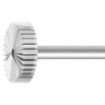 Fraise de forme à denture fine, en acier outil, Ø tige 2.35 mm, longueur 44.5 mm, Ø 10.00 mm