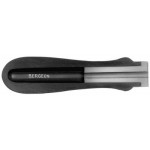 Manche en plastique bleu, non-glissant, longueur 90 mm, Ø virole 16 mm, Ø maximum 23 mm