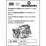 Goupille en laiton pour réveils et pendules, en paquet de 200 pièces