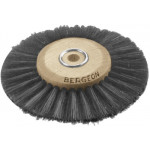 Brosses à polir, en crin, centre bois