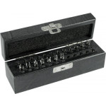 Assortiment de 57 forets hélicoïdaux en acier rapide, Ø tige 2.35 mm