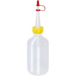 Burette cylindrique en plastique, longueur 180 mm Ø 47 mm