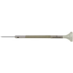 Tournevis d'horloger en acier inox, Ø 1.40 mm, tête ergonomique en matière synthétique POM autolubrifiant