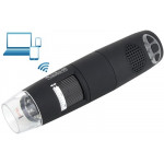 Microscope caméra numérique, 1,3 megapixel, grossissement de 5 à 200 x, connexion USB ou Wifi