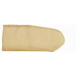 Doigtier en peau de daim blanche, taille S, épaisseur 0,8 mm