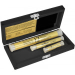 Assortiment de 3 tubes de 12 équarrissoirs assortis, en coffret bois