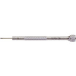 Tournevis d'horloger en laiton chromé, Ø 0.70 mm