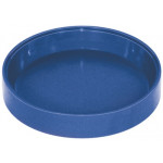 Godet à fournitures rond en plastique bleu, Ø 30 x 10 mm