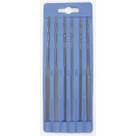 Assortiment de 6 limes aiguilles, en étui