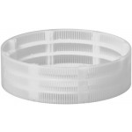 Panier en matière synthétique sans séparations, hauteur 24 mm, Ø 80 mm