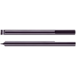 Mèche à flancs parallèles en acier rapide, Ø 0.80 mm, en paquet de 10 pièces