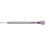 Tournevis d'horloger en laiton chromé, Ø 1.60 mm