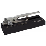 Pince pour découper les bracelets en cuir, en laiton chromé sablé, lougueur 160 mm