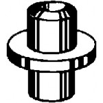 Tasseau bombé, percé Ø trou 1.80 mm, Ø ext. 7.00 mm