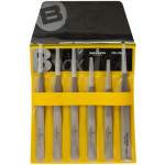 Assortiment de 6 brucelles B-NOX en acier inox, finition soignée, bonne duretée, en pochette plastique