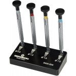 Assortiment de 4 chasse-aiguilles à tête tournante, sur socle